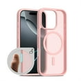 thumbnail image 1 of Allytechgroup Magnetic Case for iPhone 14 Pro Max, Built-in Camera Control Button Support Wireless Charging Slim Anti-stain Silky Touch Shockproof Protective Back Cover Bumper, Pink, 1 of 7