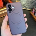 thumbnail image 1 of Allytechgroup Magnetic Case for iPhone 15, Built-in Camera Lens Protector Support Wireless Charging Military Grade Drop Protection Shockproof Magnetic Back Cover for iPhone 15, Darkpurple, 1 of 1