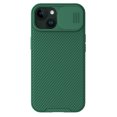thumbnail image 1 of Allytechgroup Magnetic Case for iPhone 15, Compatible with MagSafe Ultra Thin Shockproof Anti-Slip Case with Sliding Camera Cover for iPhone 15, Darkgreen, 1 of 10