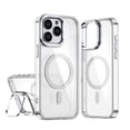 thumbnail image 1 of Allytechgroup Magnetic Case for iPhone 15 Plus, Clear Case with Kickstand Anti Yellowing Hard PC Support Wireless Charging Shockproof Back Cover For Apple iPhone 15 Plus, White, 1 of 8