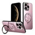 thumbnail image 1 of Allytechgroup Magnetic Case for iPhone 15 Pro with Stand, Built-in Ring Holder Support Wireless Charging Shockproof Protective Back Cover for Apple iPhone 15 Pro, Pink, 1 of 10