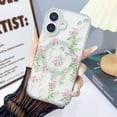 thumbnail image 1 of Allytechgroup Magnetic Case for iPhone 16, Flower Design Shell for Women Girls Compatible with MagSafe Anti-Yellowing Slim Shockproof Protective Back Cover for iPhone 16, A, 1 of 9