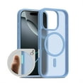 thumbnail image 1 of Allytechgroup Magnetic Case for iPhone 16 Plus, Built-in Camera Control Button Support Wireless Charging Slim Anti-stain Silky Touch Shockproof Protective Back Cover Bumper, Blue, 1 of 7