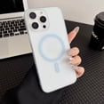 thumbnail image 1 of Allytechgroup Magnetic Case for iPhone 16 Pro, Matte Hard PC Slim Lightweight Support Wireless Charging Rugged Heavy Duty Durable Cover Case Shockproof Back Cover for iPhone 16 Pro, Skyblue, 1 of 7