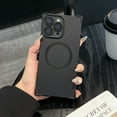 thumbnail image 1 of Allytechgroup Magnetic Case for iPhone 16 Pro Max, Hard PC Soft TPU Phone Case Support Wireless Charging Rugged Heavy Duty Durable Cover Case Compatible with iPhone 16 Pro Max for Women Men, Black, 1 of 9