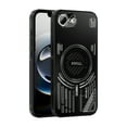 thumbnail image 1 of Allytechgroup Magnetic Case for iPhone 16e with Camera Lens Protector, Support Wireless Charging Non-Slip Anti-Scratch Heat Dissipation Shockproof Back Cover for iPhone 16e, Black, 1 of 5