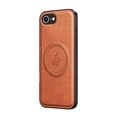 thumbnail image 1 of Allytechgroup Magnetic Case for iPhone 16e/ iPhone 17e, PU Leather Slim Fit Stand Phone Case Compatible with MagSafe Shockproof Protective Back Cover for iPhone 16e/ iPhone 17e Women Men, Brown, 1 of 7