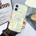 thumbnail image 1 of Allytechgroup Magnetic Case for iPhone 17, Flower Design Shell for Women Girls Compatible with MagSafe Anti-Yellowing Slim Shockproof Protective Back Cover for iPhone 17, G, 1 of 9