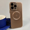 thumbnail image 1 of Allytechgroup Magnetic Case for iPhone 17 Pro, Heat Dissipation Anti-Fringerprint [Compatible with Magsafe] Slim Lightweight PC Rugged Shockproof Protective Bumper for Women Men, Desertgold, 1 of 8