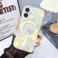 thumbnail image 1 of Allytechgroup Magnetic Case for iPhone 17 Pro Max, Flower Design Shell for Women Girls Compatible with MagSafe Anti-Yellowing Slim Shockproof Protective Back Cover for iPhone 17 Pro Max, G, 1 of 9