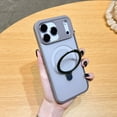 thumbnail image 1 of Allytechgroup Magnetic Case for iPhone 17 Pro Max with Stand, Camear Lens Protector Support Wireless Charging Slim Phone Case with Kickstand Shockproof Back Cover for iPhone 17 Pro Max, Gray, 1 of 10