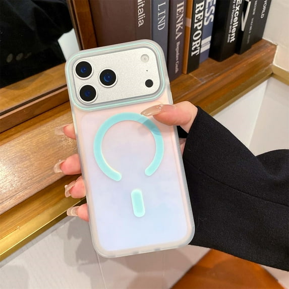 Allytechgroup Magnetic Case for iPhone Air, Support Wireless Charging Anti-Fingerprint Non-Slip Matte Rugged Shockproof Protective Back Cover Bumper for iPhone Air, Blue