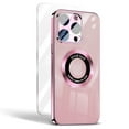 thumbnail image 1 of Allytechgroup Magnetic Compatible Phone Case for Apple iPhone 14 Pro Max, with Screen Protector Camera Lens Protector Shockproof Anti-Scratch Slim Fit Back Cover for iPhone 14 Pro Max, Pink, 1 of 9