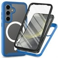 thumbnail image 1 of Allytechgroup Magnetic Compatible with Phone Case for Samsung Galaxy S25, with Build in Screen Protector Clear Transparent Not-Yellowing Back Cover Case for Samsung Galaxy S25, Darkblue, 1 of 5