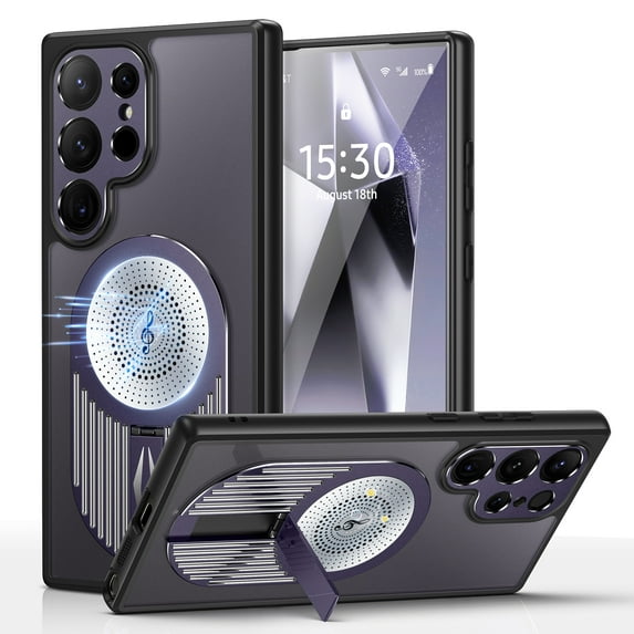 Allytechgroup Magnetic Compatible with Samsung Galaxy S22 Ultra Case, Cooling Case Compatible with Wireless Charging Slim Anti-Drop Protective Cover for Samsung Galaxy S22 Ultra