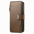 thumbnail image 1 of Allytechgroup Magnetic Compatible for Samsung Galaxy S23 FE Wallet Case with Credit Card Slot, PU Leather Kickstand Shockproof Protective Bunper Back Cover for Samsung Galaxy S23 FE, Brown, 1 of 8