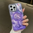 thumbnail image 1 of Allytechgroup Magnetic Compatible with iPhone 12 Pro / 12 6.1" Case, Support Wireless Charging Slim Phone Case for Women Girls Shockproof Back Cover for Apple iPhone 12 Pro / 12 6.1", Purple, 1 of 9