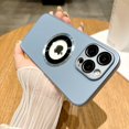 thumbnail image 1 of Allytechgroup Magnetic Compatible with iPhone 16 Plus Case, Camear Lens Protector Slim Phone Case Support Wireless Charging Rugged Heavy Duty Durable Cover Case for iPhone 16 Plus, Blue, 1 of 5