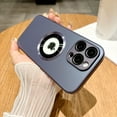 thumbnail image 1 of Allytechgroup Magnetic Compatible with iPhone 16 Pro Max Case, Camear Lens Protector Slim Phone Case Support Wireless Charging Rugged Heavy Duty Durable Cover Case for iPhone 16 Pro Max, Darkpurple, 1 of 5
