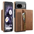 thumbnail image 1 of Allytechgroup Magnetic Detachable Wallet Case for Google Pixel 9 / 9 Pro, [Support Wireless Charging] Luxury PU Leather Slim Cover with Card Slots & Kickstand, RFID Blocking Shockproof Case, Brown, 1 of 11