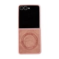 thumbnail image 1 of Allytechgroup Magnetic Faux Leather Case For Samsung Galaxy Z Flip 5, TPU Anti-Scratch Shock-Absorbent Flip Cover, Slim Protective Magnetic Back Shell for Samsung Galaxy Z Flip 5, Pink, 1 of 3