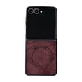 thumbnail image 1 of Allytechgroup Magnetic Faux Leather Case For Samsung Galaxy Z Flip 7, TPU Anti-Scratch Shock-Absorbent Flip Cover Slim Protective Magnetic Back Shell for Samsung Galaxy Z Flip 7, Winered, 1 of 3