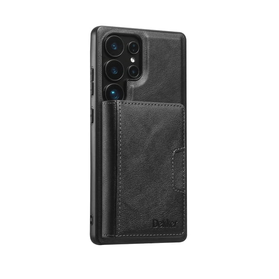 Allytechgroup Magnetic for Samsung Galaxy S24+ Wallet Phone Case, 2 In 1 Wallet Case with Detachable Cards Holder Support Wireless Charging Shockproof Protective Back Cover for Women Men, Black