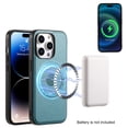 thumbnail image 1 of Allytechgroup Magnetic Slim Fit Case for Apple iPhone 14, Magsafe Compatible, Wireless Charging Support, Shockproof & Anti-Scratch Protect for iPhone 14, Blue, 1 of 4