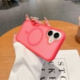 thumbnail image 1 of Allytechgroup Magnetic Translucent Back Case Cover for Apple iPhone 16 Plus, Rugged Bumper Heavy Duty Shockproof Anti-Scratch Protective Stylish Phone Case for Women Men, Rose, 1 of 8