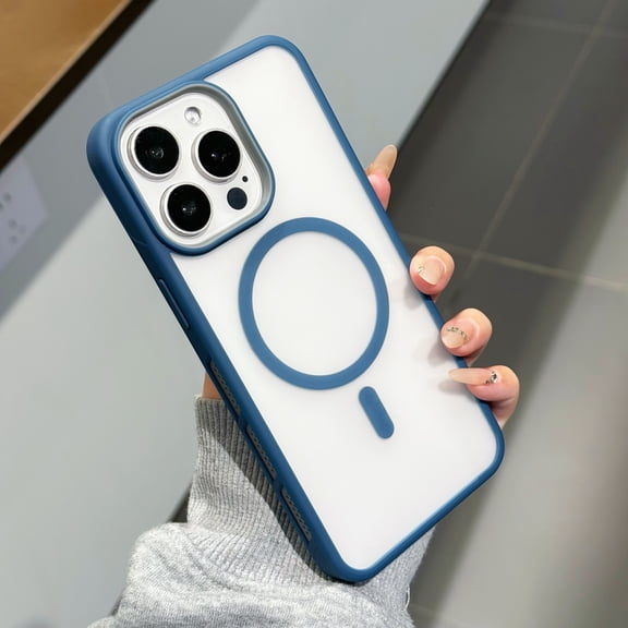 Allytechgroup Magnetic for iPhone 11 Pro Case, Support Wireless Charging Slim Phone Case Premium PC TPU Material Shockproof Protective Bumper Back Cover for Apple iPhone 11 Pro, Blue