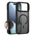 thumbnail image 1 of Allytechgroup Magnetic for iPhone 13 Pro Case, [Mil-Grade Drop Protection] [Compatible with Magsafe] Shockproof Slim Translucent Matte Protective Phone Case for Women Men, Black, 1 of 6