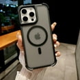 thumbnail image 1 of Allytechgroup Magnetic for iPhone 13 Pro Max Case, [Compatible with Magsafe] Slim Fit Phone Case with Four Corner Anti Fall Design Shockproof Protective for Apple iPhone 13 Pro Max, Black, 1 of 9