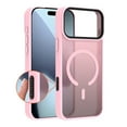 thumbnail image 1 of Allytechgroup Magnetic for iPhone 13 Pro Max Case, [Mil-Grade Drop Protection] [Compatible with Magsafe] Shockproof Slim Translucent Matte Protective Phone Case for Women Men, Pink, 1 of 6