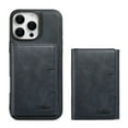 thumbnail image 1 of Allytechgroup Magnetic for iPhone 15 Pro Max Wallet Phone Case, 2 In 1 Wallet Case with Detachable Cards Holder Support Wireless Charging Shockproof Protective Back Cover for Women Men, Blue, 1 of 6