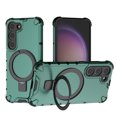 thumbnail image 1 of Allytechgroup Mangetic Back Case for Samsung Galaxy S23 Plus, Ring Holder Stand Shockproof Anti-Scratch Protective Bumper Rugged Hybrid Phone Case for Galaxy S23 Plus, Green, 1 of 9