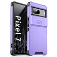 thumbnail image 1 of Allytechgroup Sliding Camera Lens Protector Shockproof Anti-Scratch Slim Fit Matte Back Cover Cell Phone Case for Google Pixel 8 Pro, Purple, 1 of 9