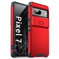 thumbnail image 1 of Allytechgroup Matte Back Cover Case for Google Pixel 9 Pro XL, Sliding Camera Lens Protector Heavy Duty Shockproof Anti-Scratch Slim Fit Phone Case for Women Men, Red, 1 of 9