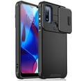 thumbnail image 1 of Allytechgroup Matte Back Cover Case for Motorola G Stylus 5G 2024, Support Wireleee Charging Sliding Camera Lens Protector Heavy Duty Shockproof Anti-Scratch Slim Fit Phone Case for Women Men, Black, 1 of 9