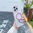 thumbnail image 1 of Allytechgroup Matte Magnetic Kickstand Case for iPhone 16 Pro Max, PC+TPU Hybrid Back Cover with Anti-Scratch Shock-Resistant Anti-Fingerprint & Wireless Charging Support for Women Men, Pink, 1 of 9