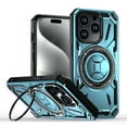 thumbnail image 1 of Allytechgroup Military Grade Shockproof Case for Apple iPhone 14 Pro Max, Compatible with Magsafe Rotating Stand Bumper Wireless Charging Magnetic Phone Case for Women Men, Blue, 1 of 6