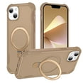 thumbnail image 1 of Allytechgroup Military-Grade Shockproof iPhone 14 Plus Case, MagSafe-Compatible Apple iPhone 14 Plus Cover with Magnetic Back Cover & Built-in Ring Holder Kickstand for Car Mount Case,Desertgold, 1 of 7