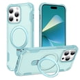 thumbnail image 1 of Allytechgroup Military-Grade Shockproof iPhone 14 Pro Case, MagSafe-Compatible Apple iPhone 14 Pro Cover with Magnetic Back Cover & Built-in Ring Holder Kickstand for Car Mount Phone Case,Blue, 1 of 7