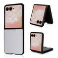 thumbnail image 1 of Allytechgroup Minimalist Back Cover Phone Case for Motorola Moto Razr 2024 6.9", Ultra Slim Fit Lightweight Shockproof Anti-Scratch PU Leather PC Back Shell for Women Men, White, 1 of 8