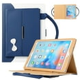 thumbnail image 1 of Allytechgroup Modern Tablet Case for Apple iPad Air 11 inch M3 M2 2025 2024, Stylish Hand Bag Design with Auto Sleep/Wake Function, Multi Angle Viewing Kickstand Shockproof Protective, Blue, 1 of 7