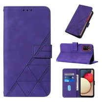 Allytechgroup Moto Edge 2025 Case Wallet, PU Leather Flip Stand Shockproof Cards Slots Magnetic Closure Wallet Phone Case Cover for Motorola Mot Edge (2025) - Purple