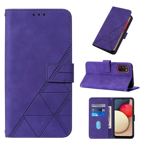 Allytechgroup Moto Edge 2025 Case Wallet, PU Leather Flip Stand Shockproof Cards Slots Magnetic Closure Wallet Phone Case Cover for Motorola Mot Edge (2025) - Purple
