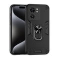 thumbnail image 1 of Allytechgroup Moto Edge 40 Case, Rugged Hybrid Bumper Ring Holder Shockproof Compatible with Car Mount Anti-Scratch Phone Case for Motorola Moto Edge 40, Black, 1 of 7