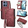 thumbnail image 1 of Allytechgroup for Moto G  5G(2025) Case with Cards Holder, RFID Blocking PU Leather Wallet Case Support Wireless Charging Shockproof Full Body Protective for Moto G  5G(2025), Red, 1 of 6