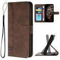 thumbnail image 1 of Allytechgroup for Moto G 5G 2025 Wallet Case, Premium PU Leather Folio RFID Blocking with Card Slot Wrist Strap Magnetic Closure Built-in Kickstand Protective Case for Women Men, Coffee, 1 of 6