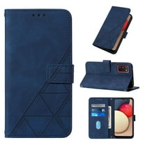 Allytechgroup Moto G Play 4G 2024 Case Wallet, PU Leather Flip Stand Shockproof Cards Slots Magnetic Closure Wallet Case Cover for Motorola Moto G Play 4G (2024) - Blue